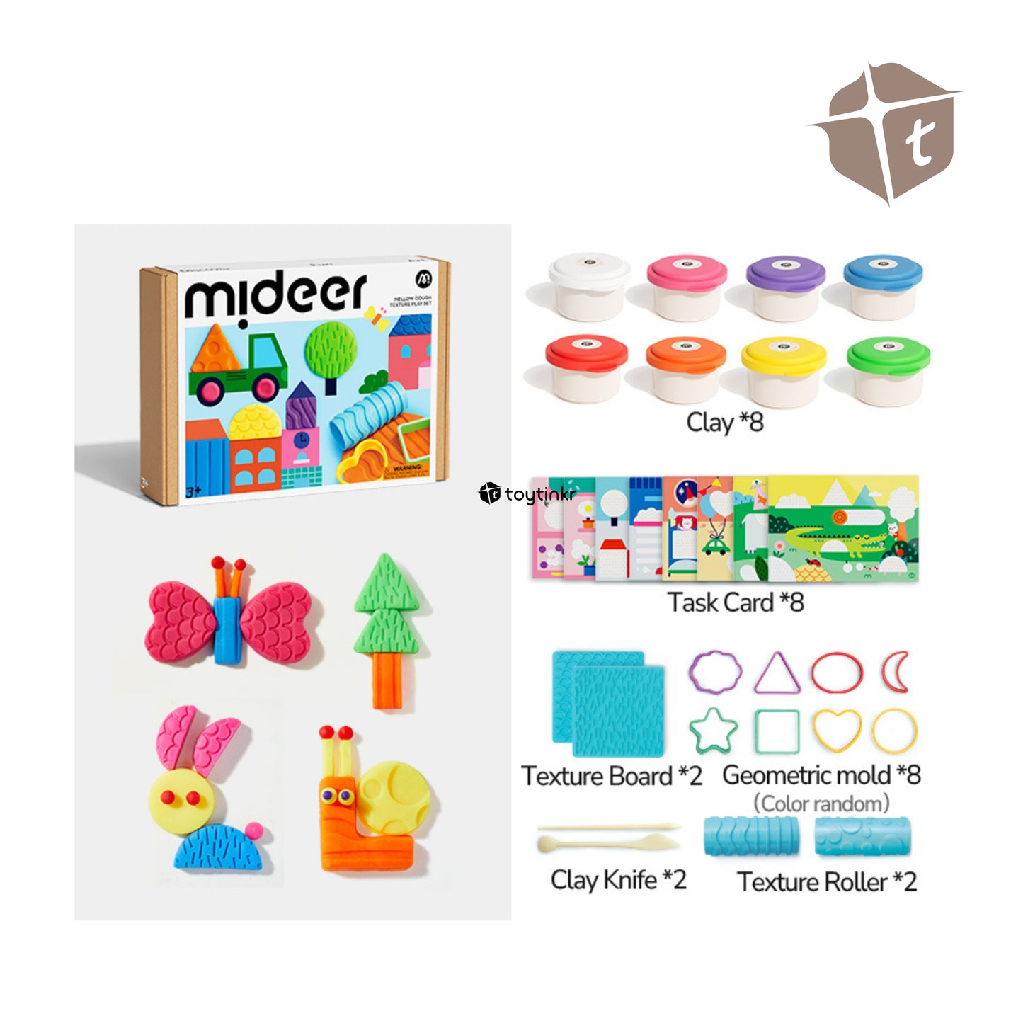 Mideer Mellow Dough - Texture Playset by Toytinkr