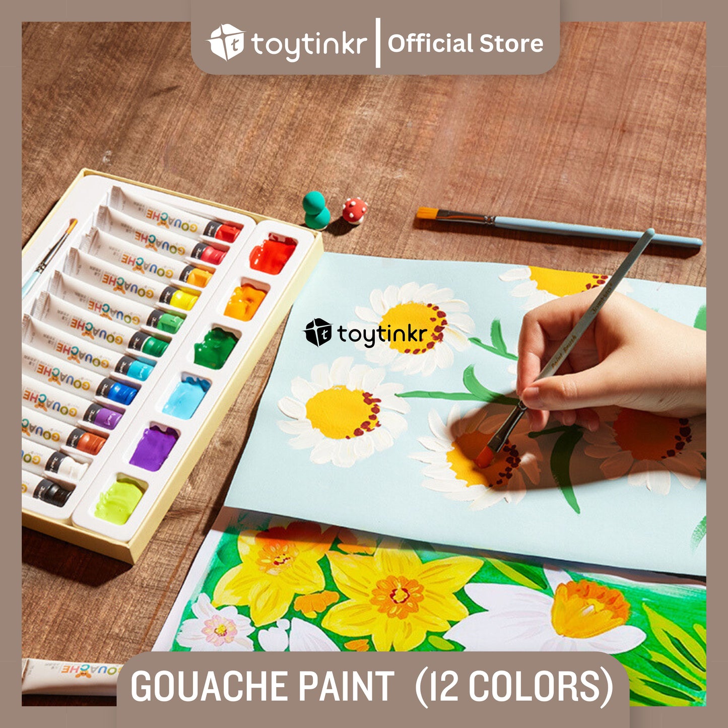 Jar melo Kids Paint Set Gouache Paint By Toytinkr