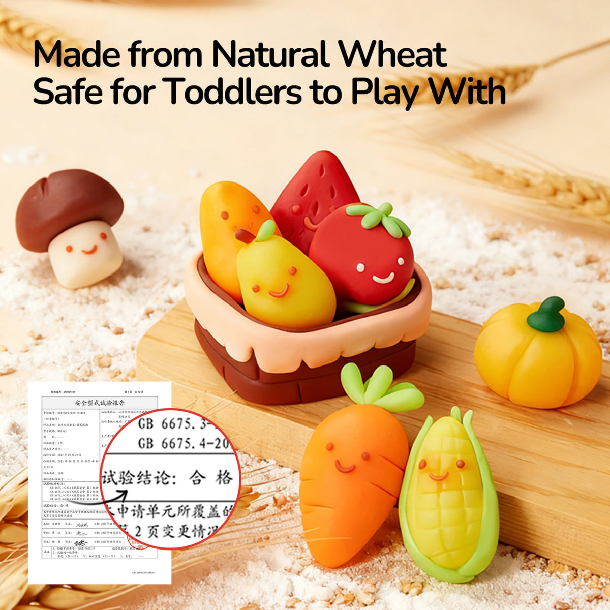 Mideer Mellow Dough - Fruits and Veggie Playset by Toytinkr