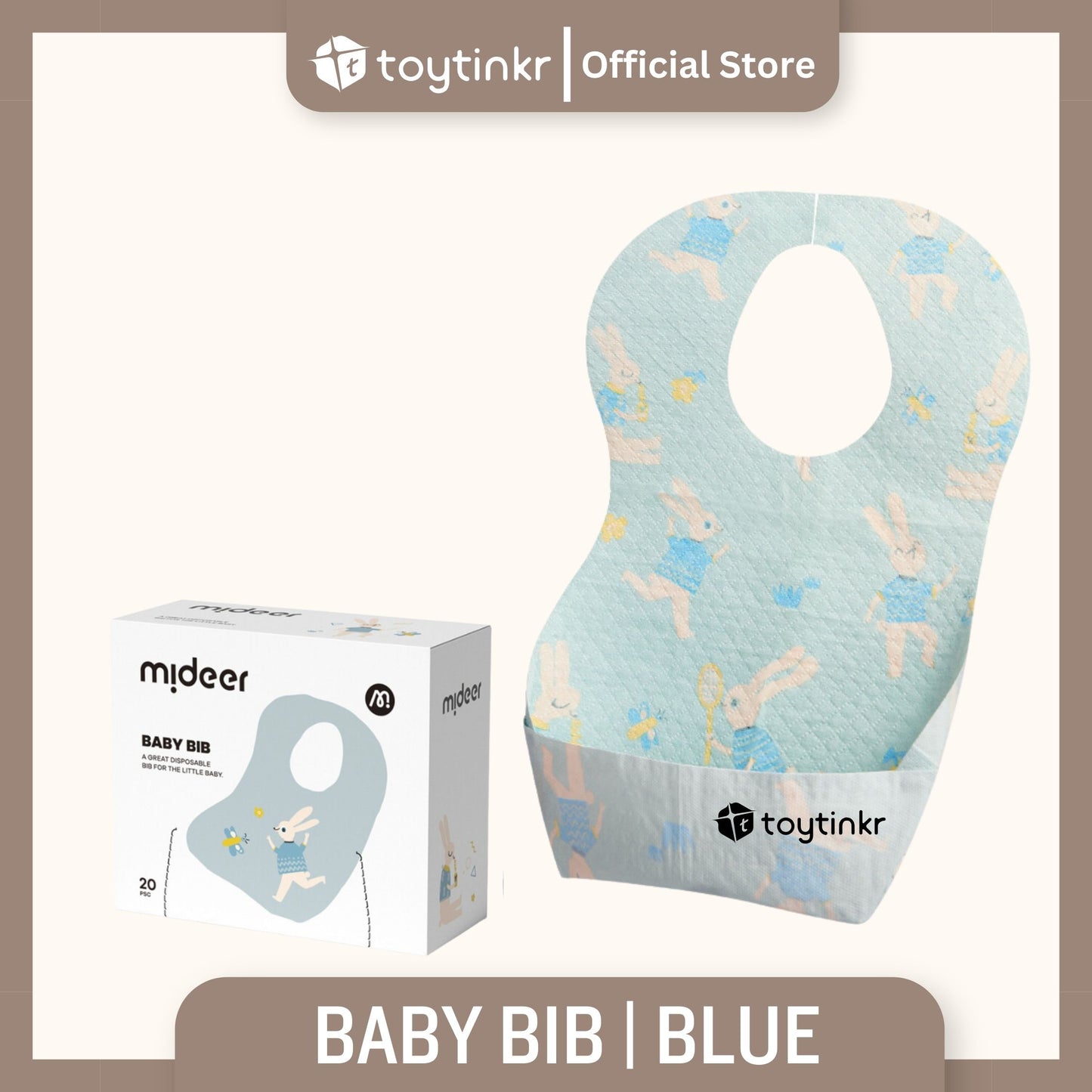 Mideer Baby Bib by Toytinkr