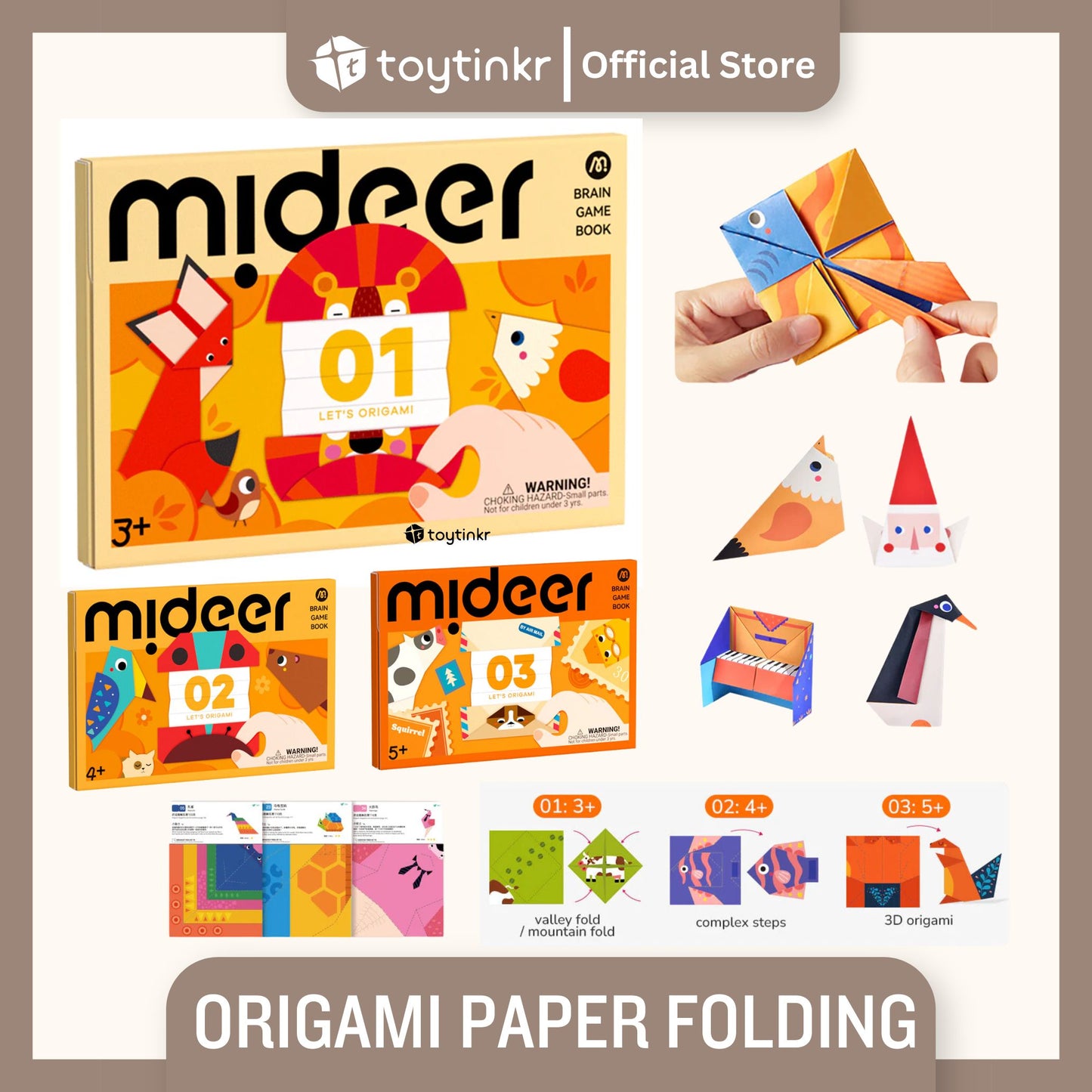 Mideer Origami Paper Folding by Toytinkr