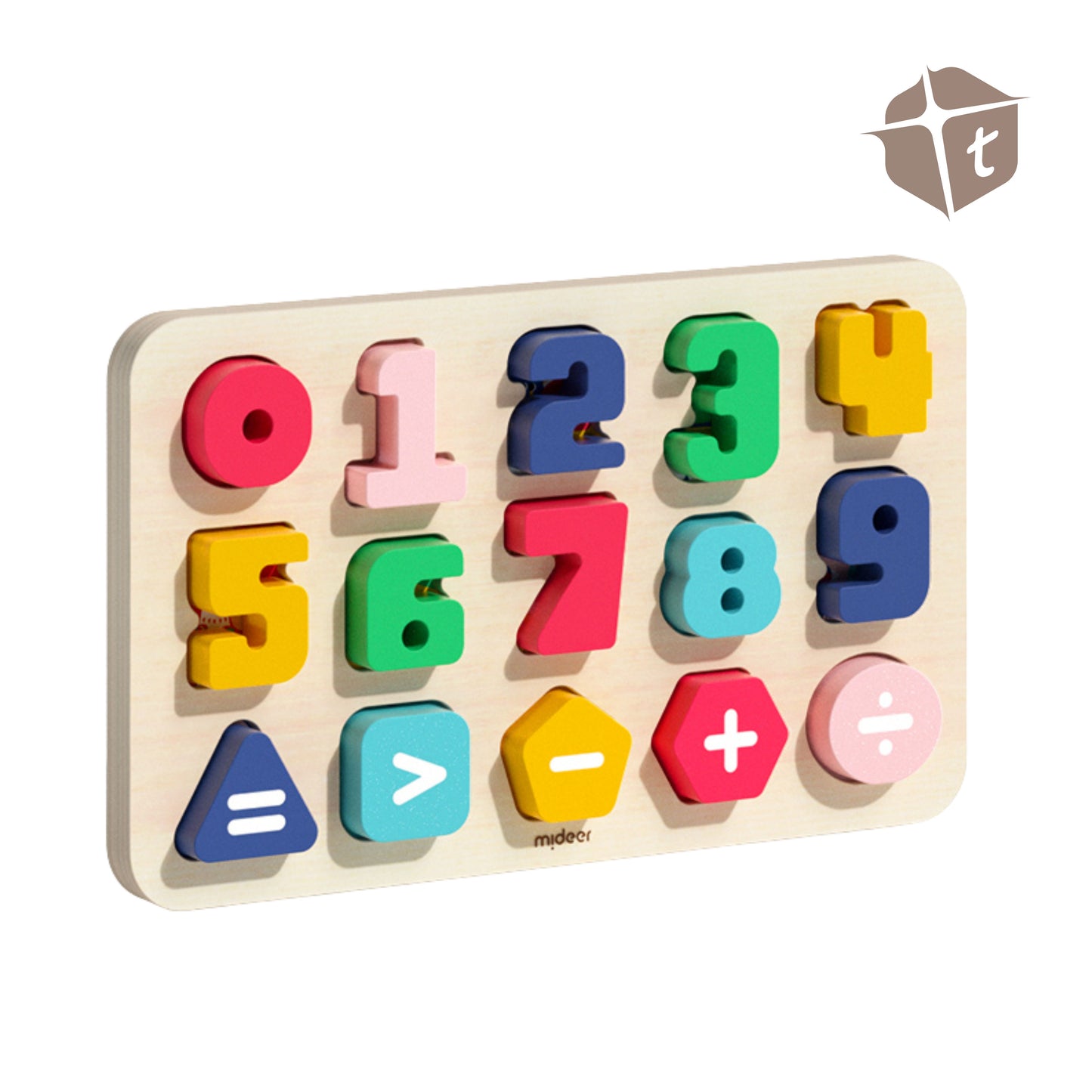 Mideer Wooden Puzzle - Let's Learn Numbers by Toytinkr