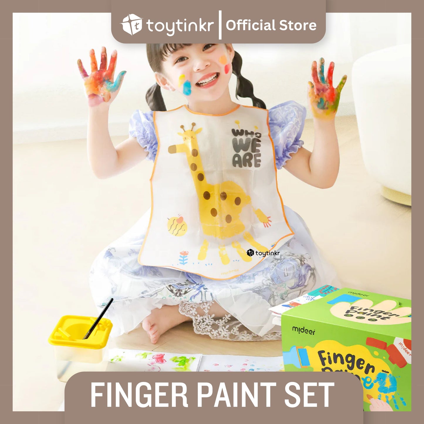 Mideer Finger Paint Set by Toytinkr