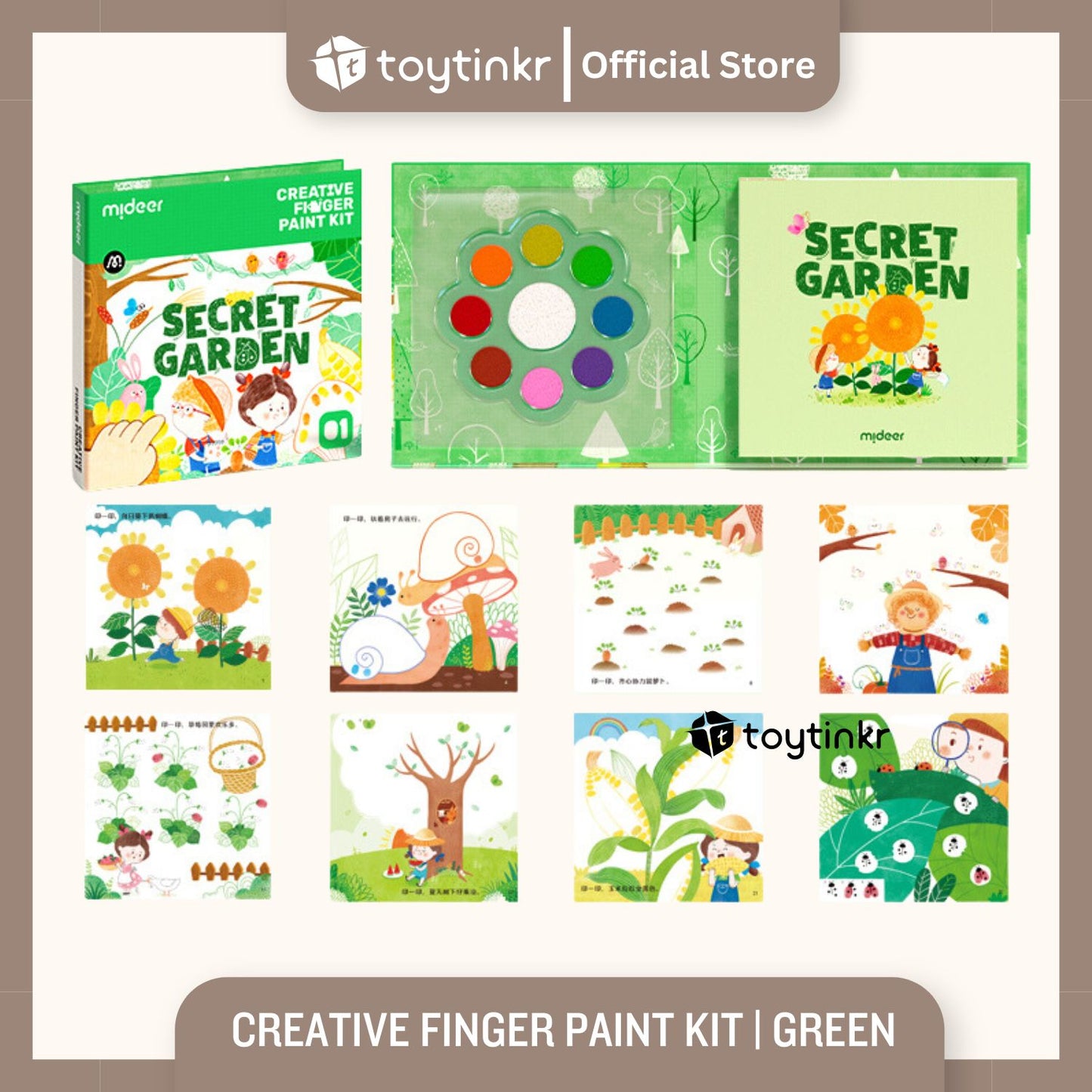 Mideer Creative Finger Paint Kit By Toytinkr