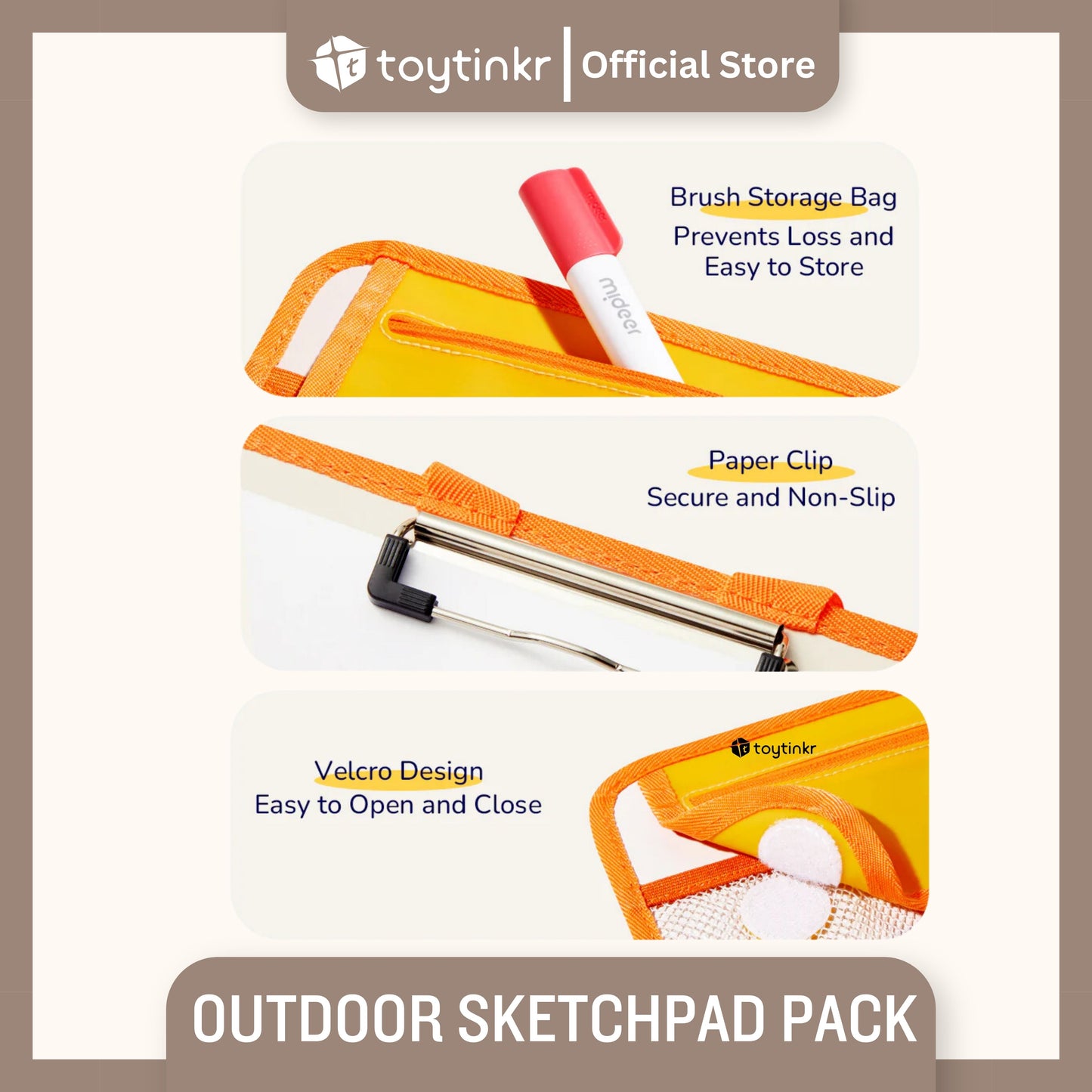 Mideer Outdoor Sketchpad Pack by Toytinkr