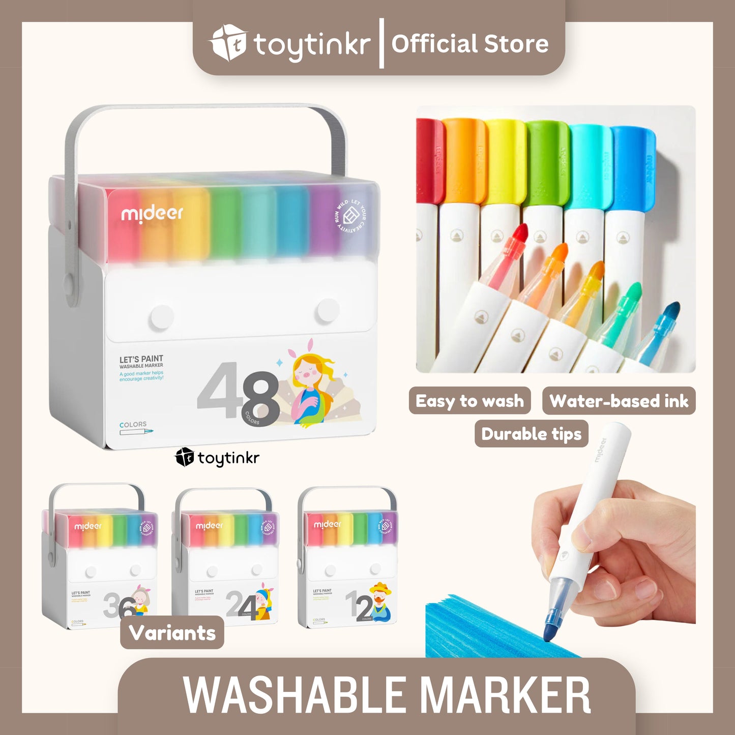 Mideer Washable Marker by Toytinkr