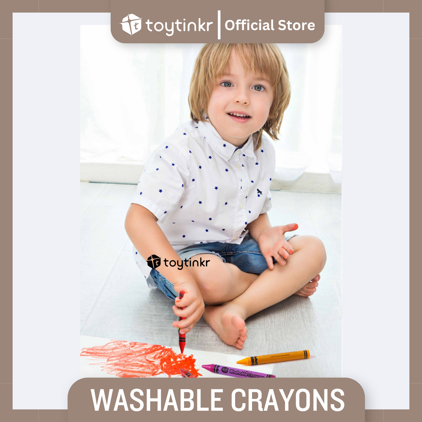 Jar Melo Washable Crayons by Toytinkr