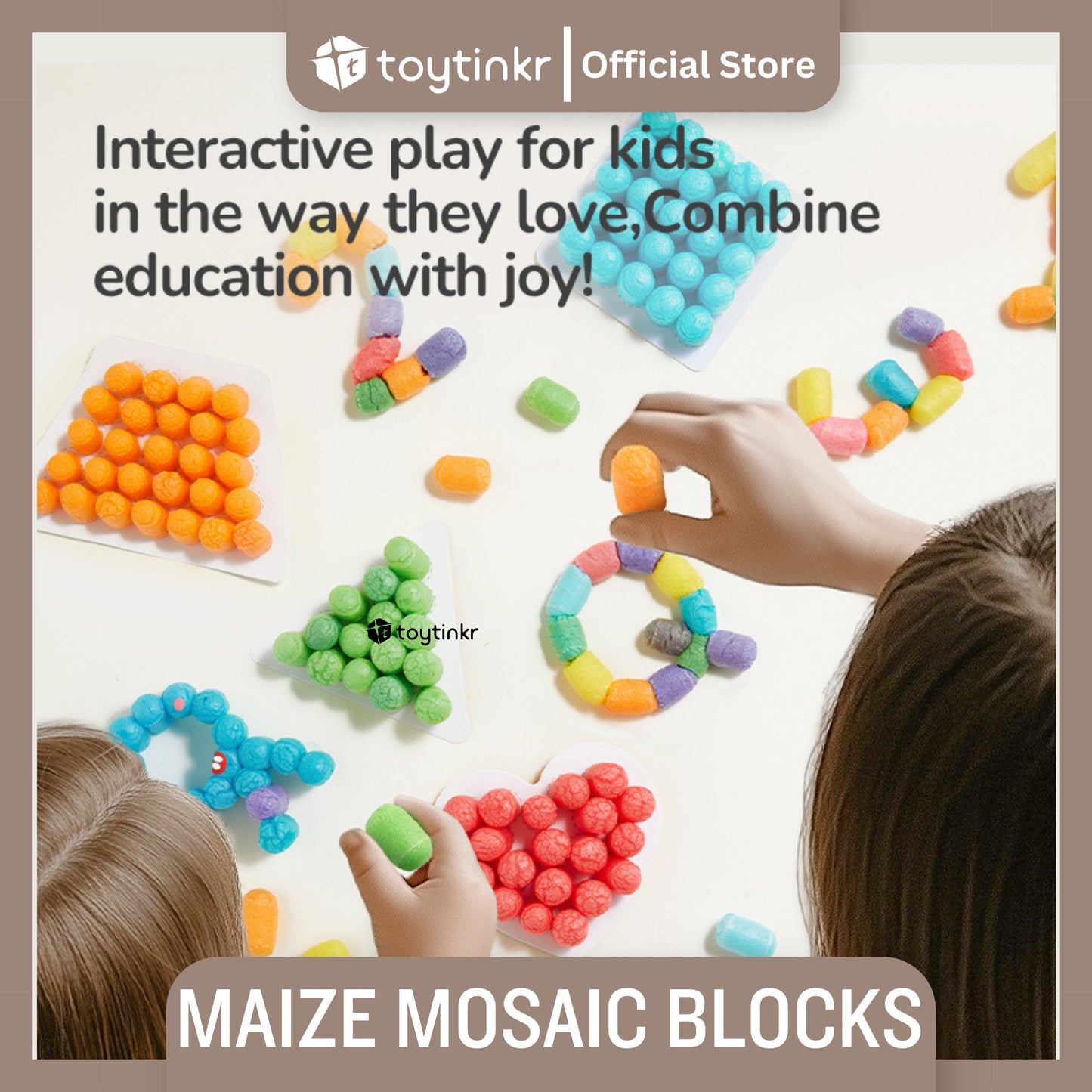 Mideer Maize Mosaic Blocks by Toytinkr