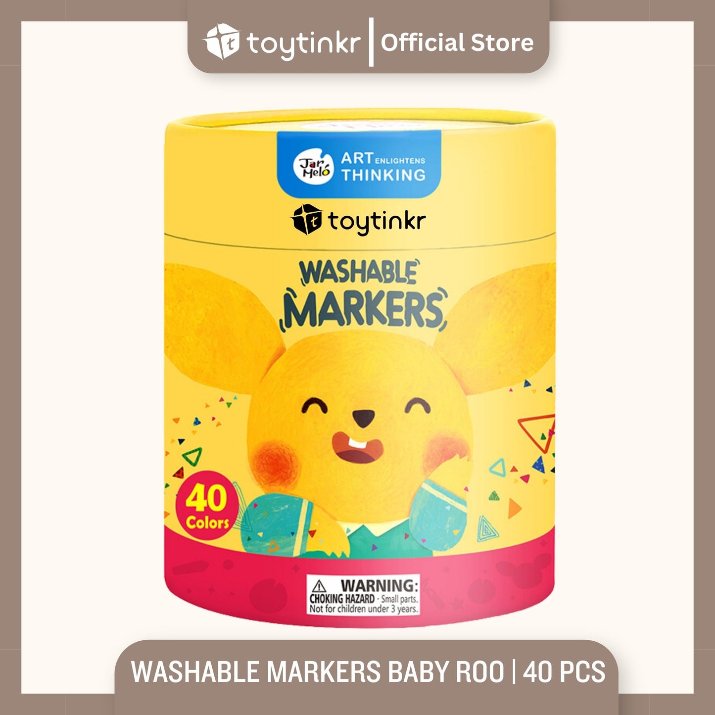 Jar Melo Washable Markers Baby Roo by Toytinkr
