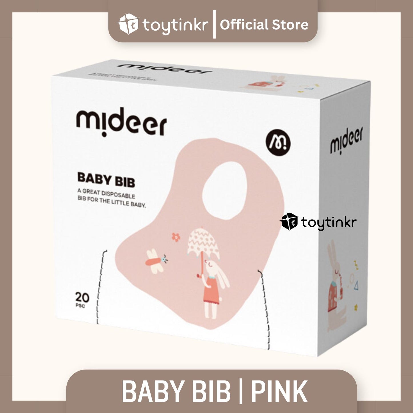 Mideer Baby Bib by Toytinkr