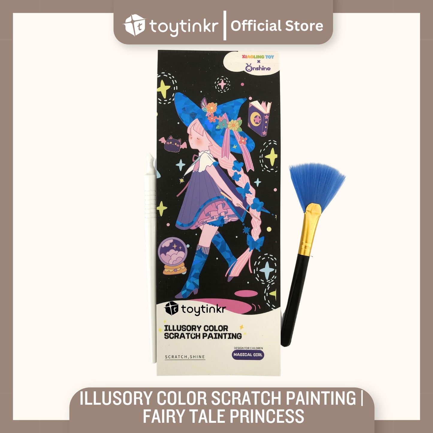 Illusory Color Scratch Painting by Toytinkr