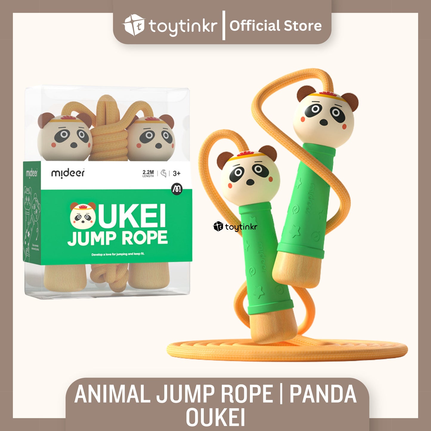 Mideer Animal Jump Rope by Toytinkr