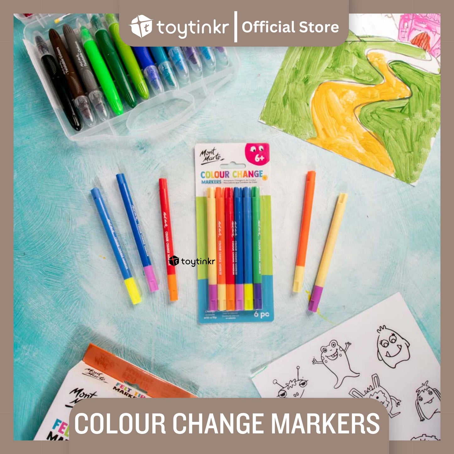 Mont Marte Colour Change Markers by Toytinkr