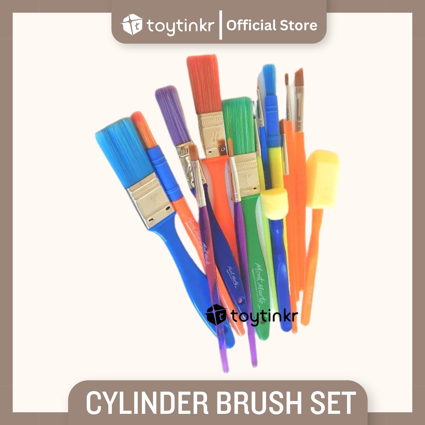 Mont Marte Cylinder Brush Set by Toytinkr