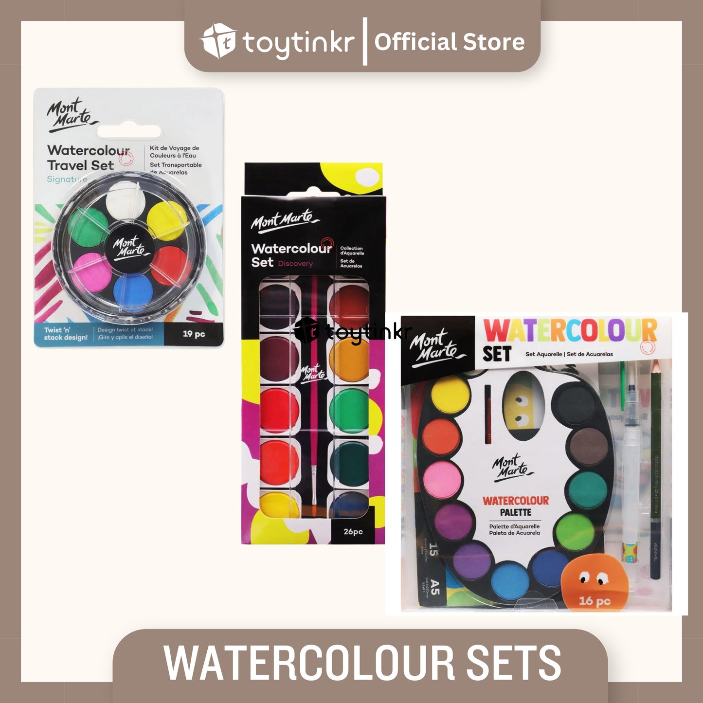 Mont Marte Watercolour Sets by Toytinkr