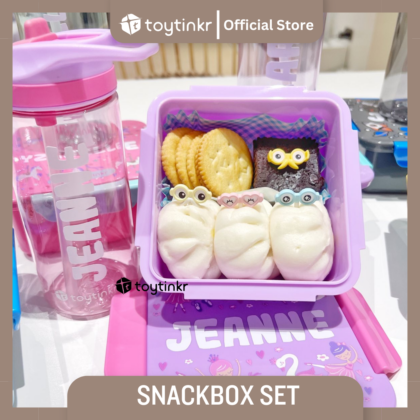 Toytinkr Personalized Snackbox Set