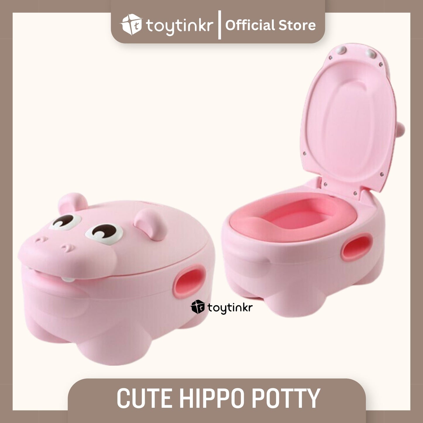 Cute Hippo Potty by Toytinkr