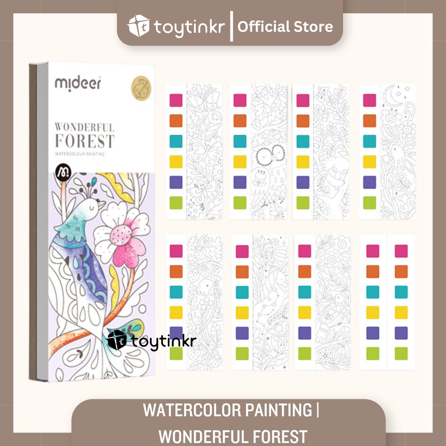 Mideer Watercolor Painting by Toytinkr
