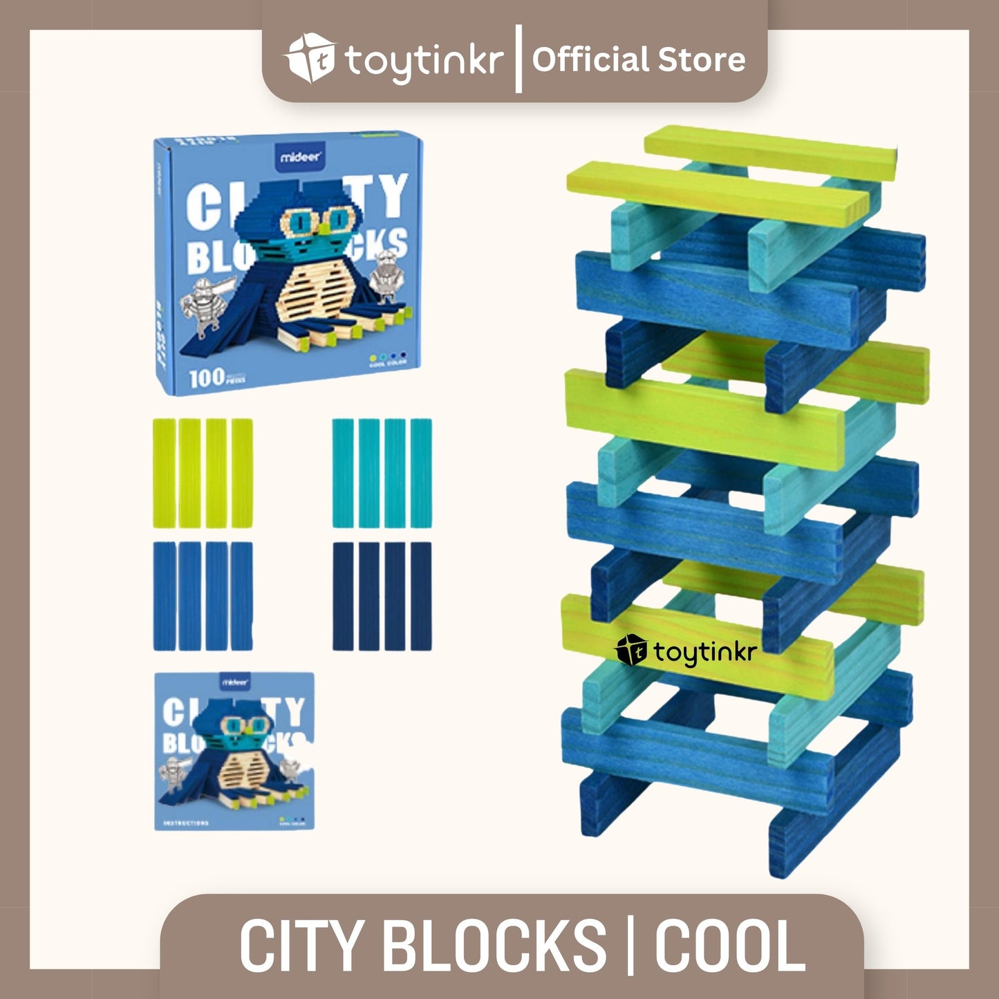 Mideer City Blocks by Toytinkr