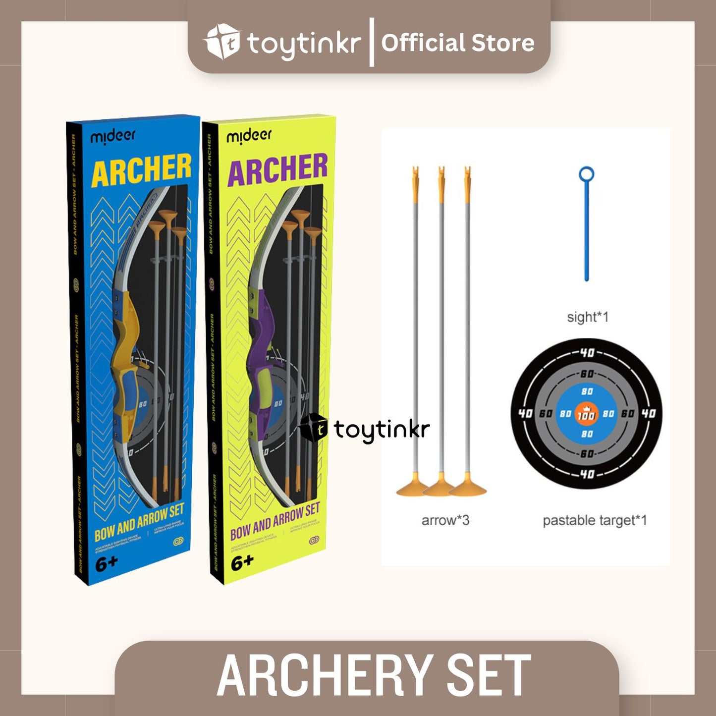 Mideer Archery Set by Toytinkr