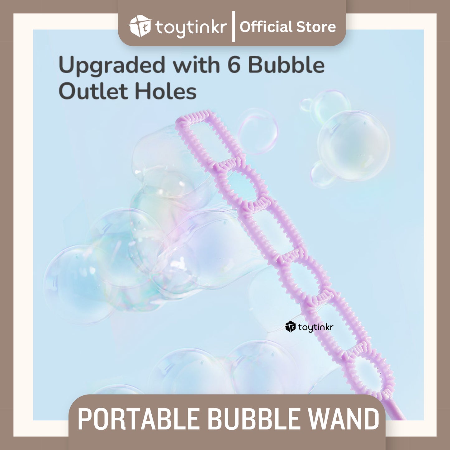 Mideer Portable Bubble Wand by Toytinkr