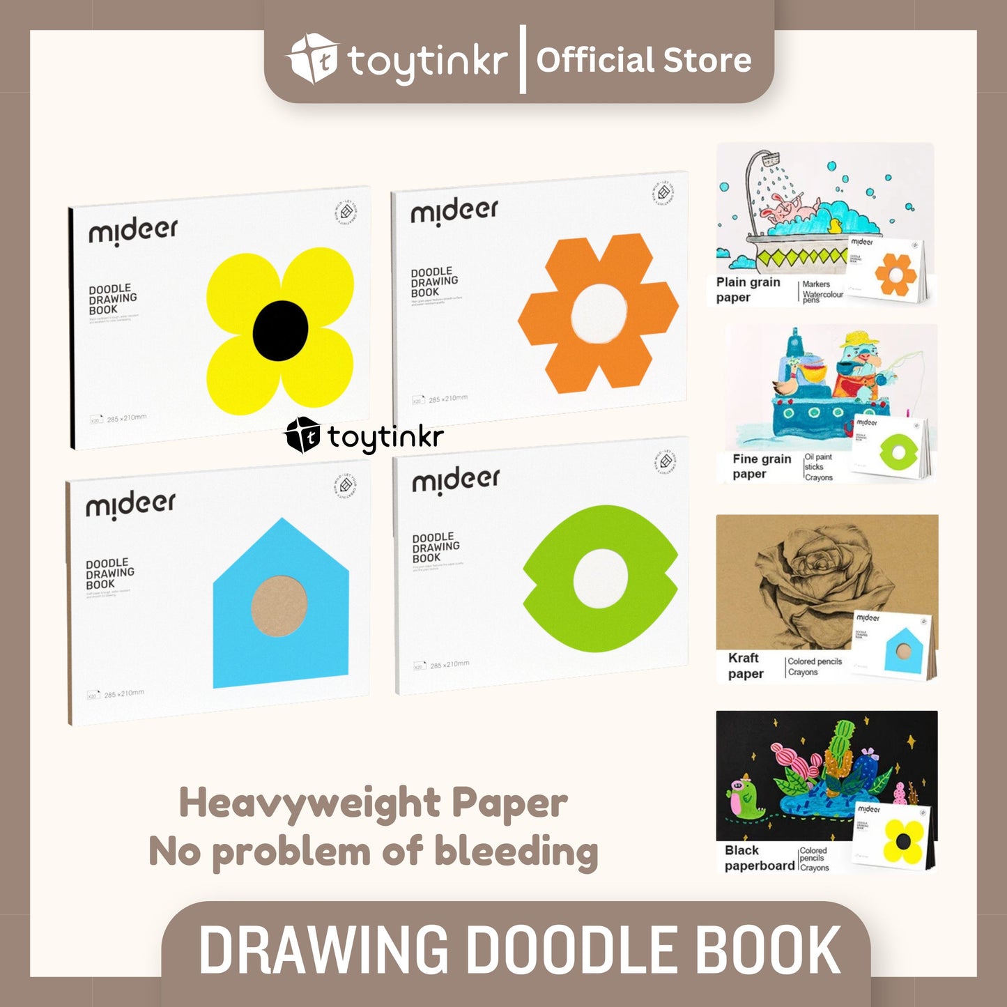 Mideer Drawing Doodle Book By Mideer