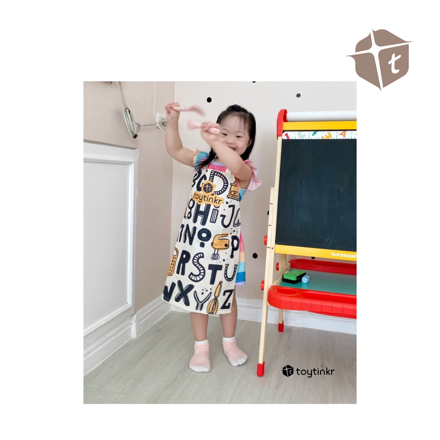 Kids Alphabet Apron by Toytinkr