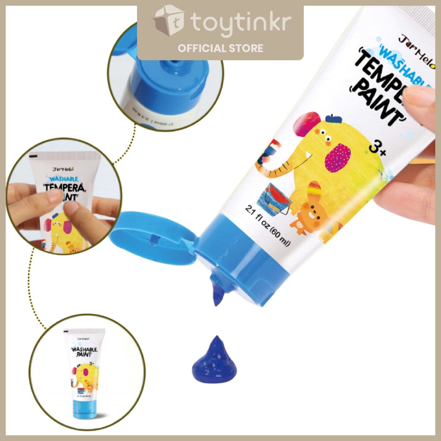 Jar Melo Tempera Paint By Toytinkr