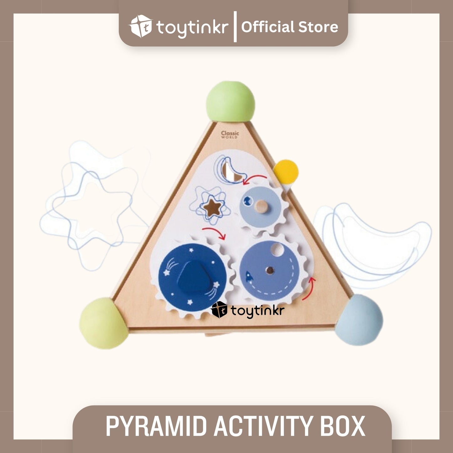 CW Pyramid Activity Box by Toytinkr