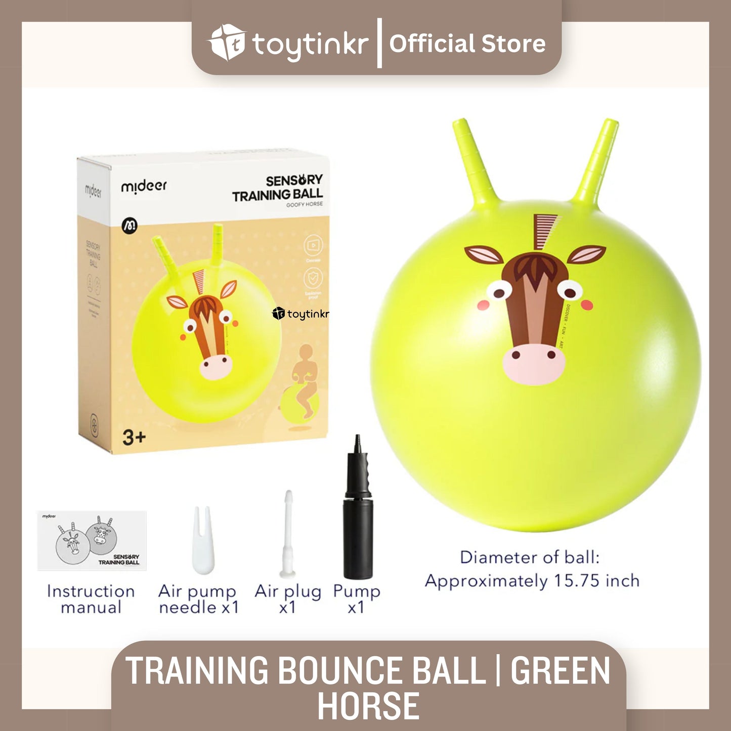 Mideer Training Bounce Ball by Toytinkr