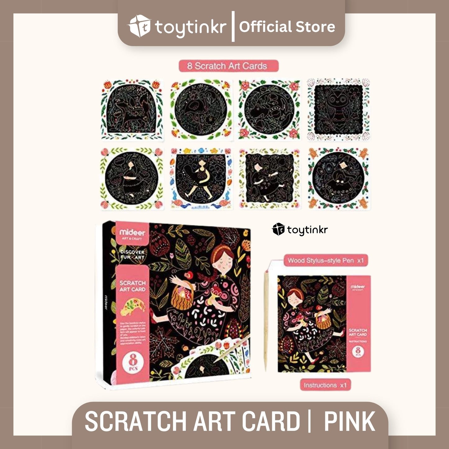 Mideer Scratch Art Card by Toytinkr