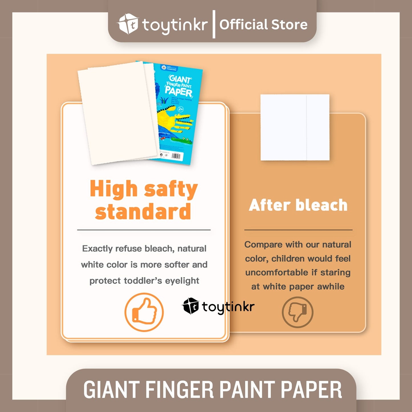Jar Melo Giant Finger Paint Paper by Toytinkr