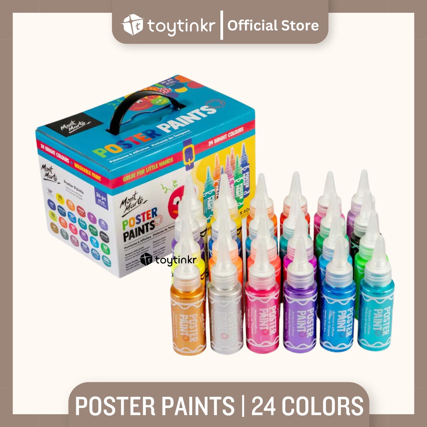 Mont Marte Poster Paints By Toytinkr