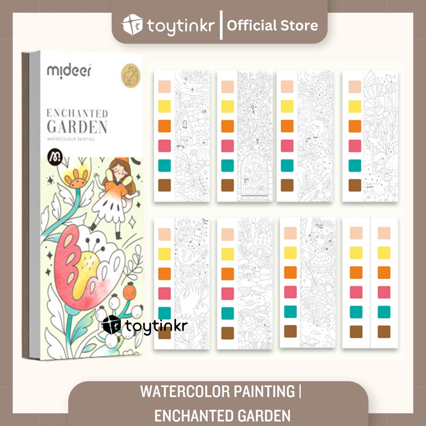 Mideer Watercolor Painting by Toytinkr