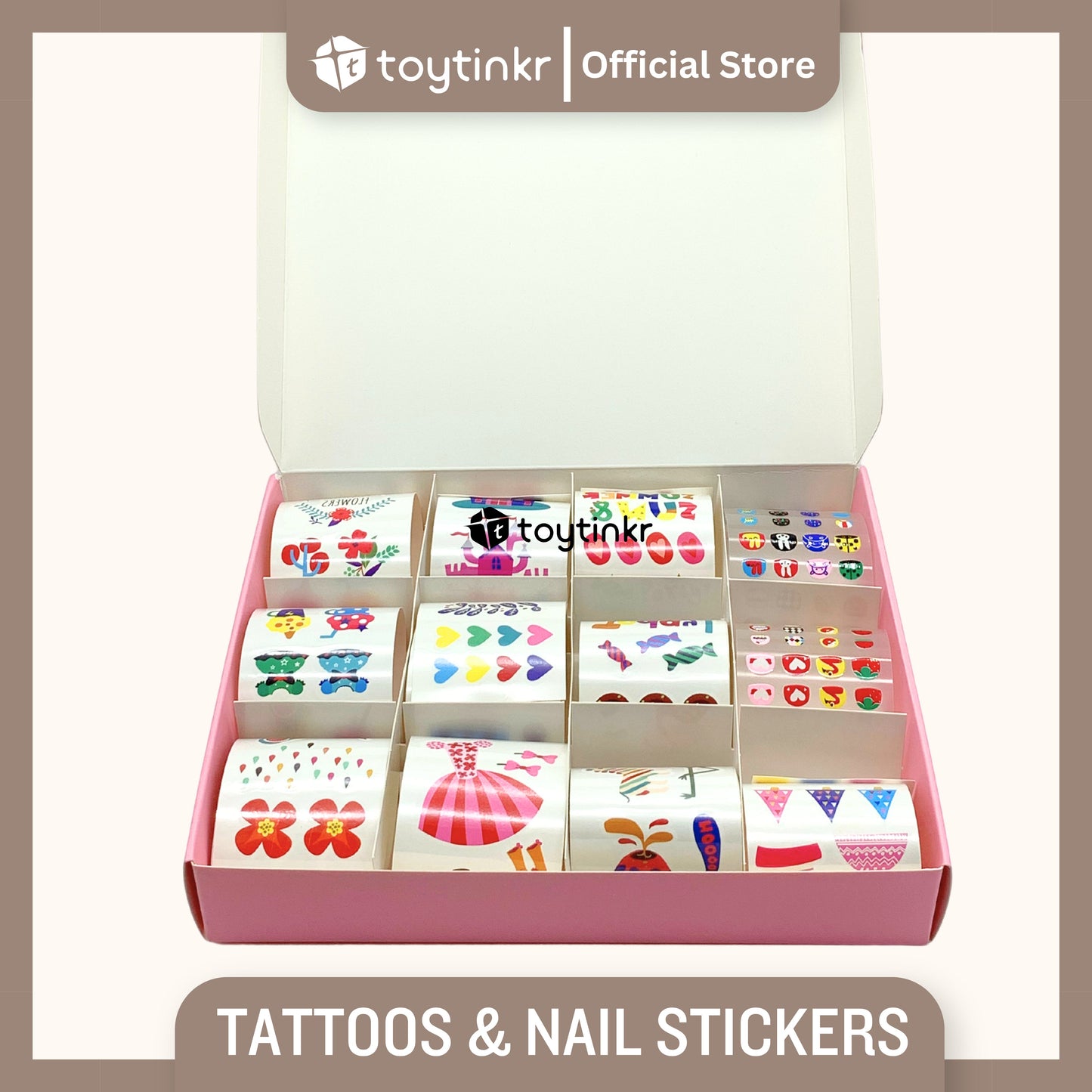 Jar Melo Tattoos & Nail Stickers by Toytinkr