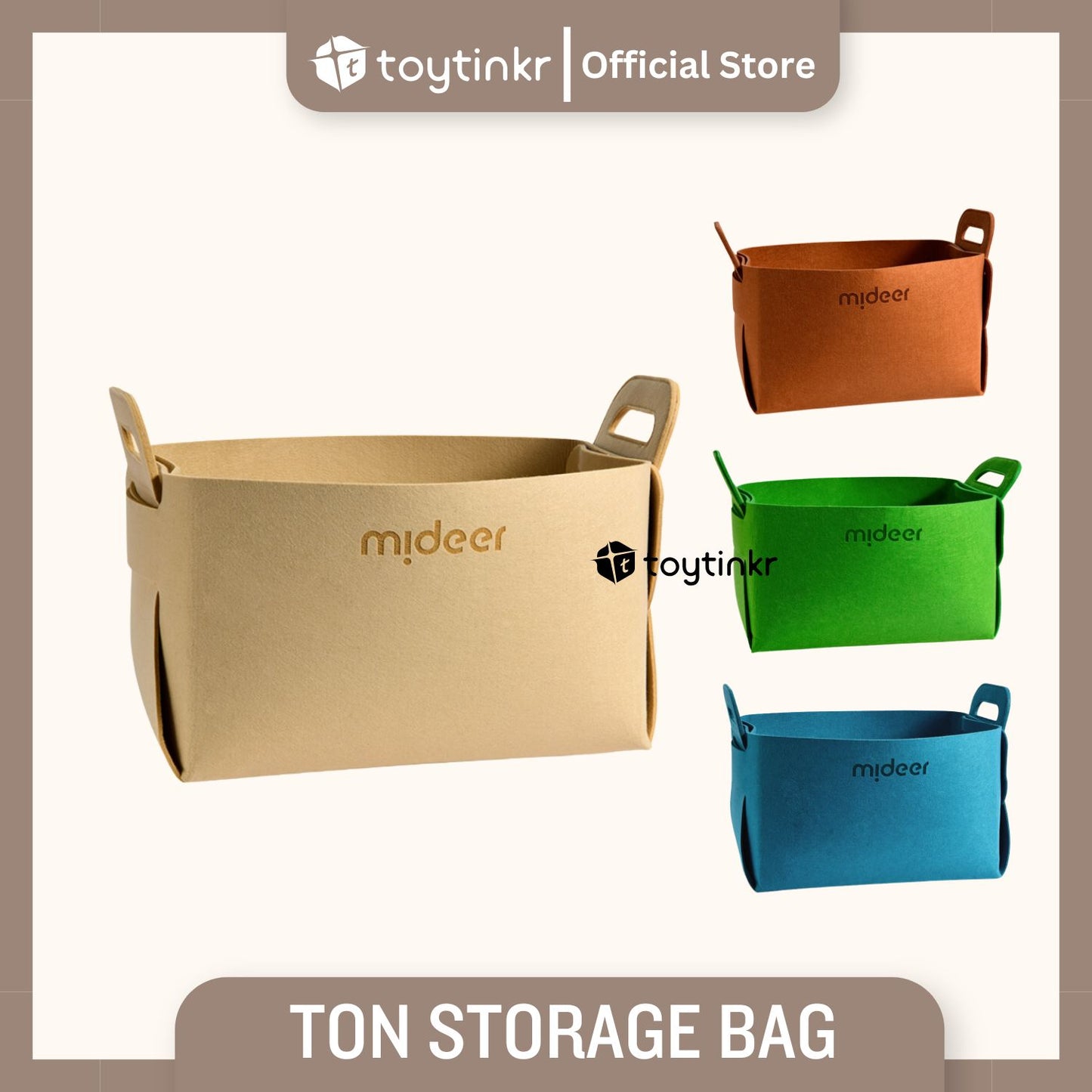Mideer Toy Storage Bag- Ton Bag by Toytinkr