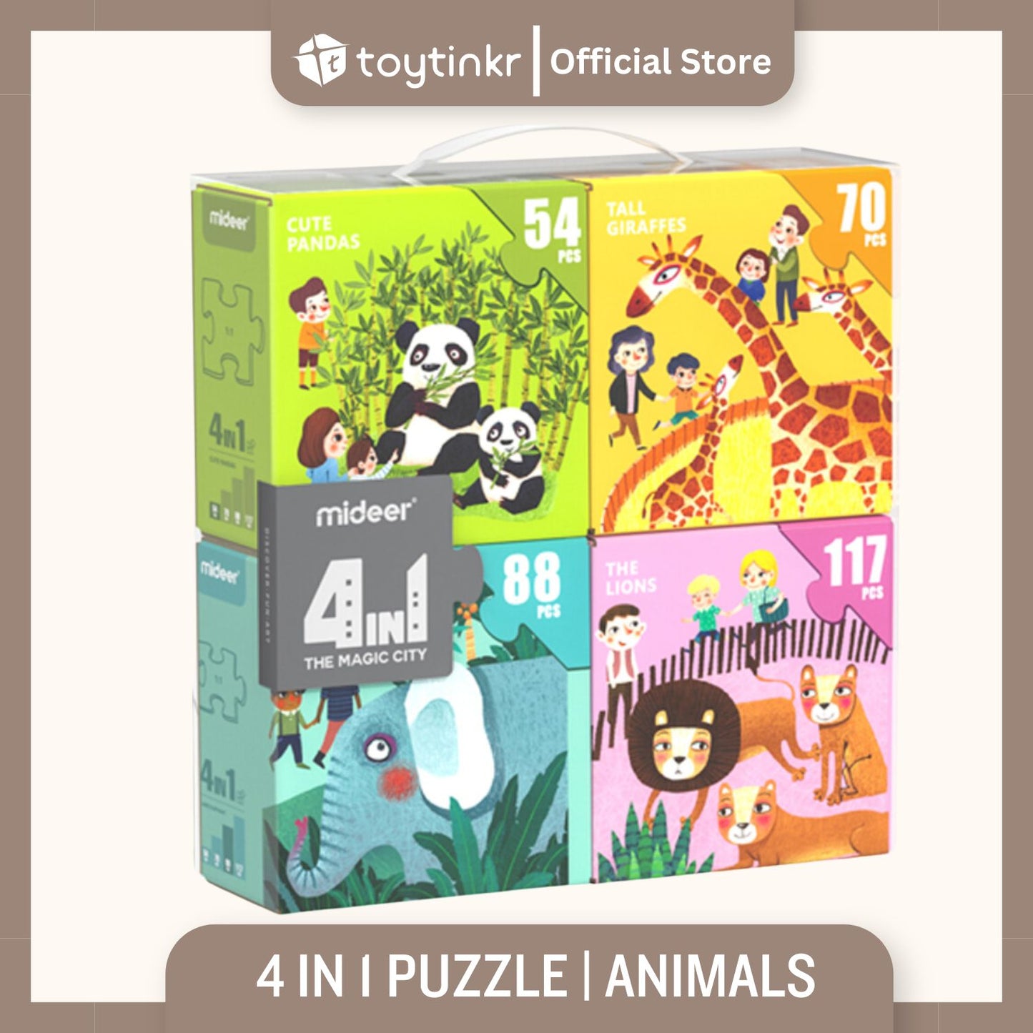 Mideer 4 in 1 Puzzle by Toytinkr