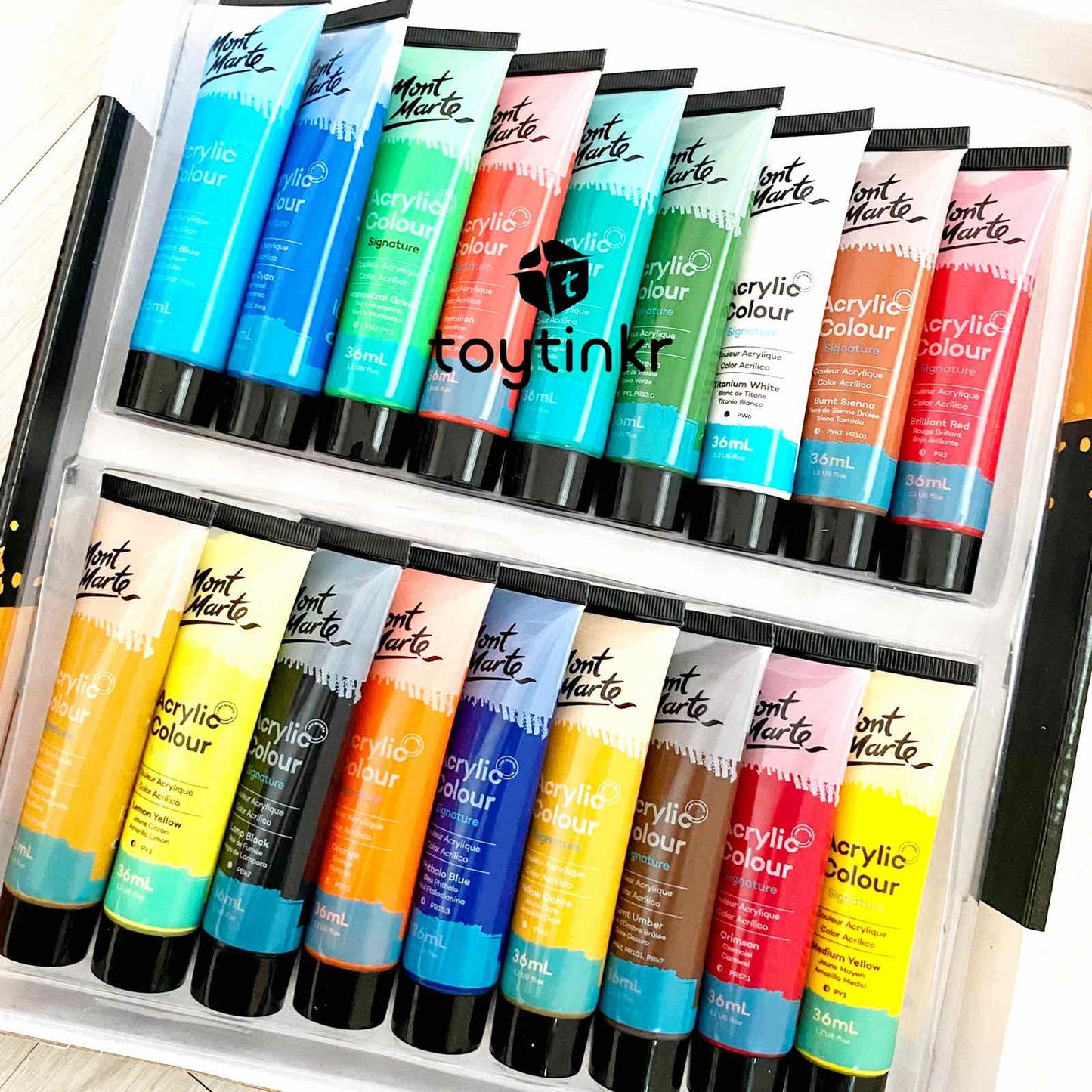 Mont Marte Acrylic Color Set by Toytinkr