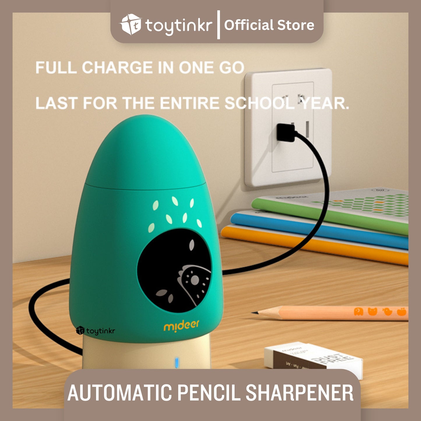 Mideer Automatic Pencil Sharpener by Toytinkr