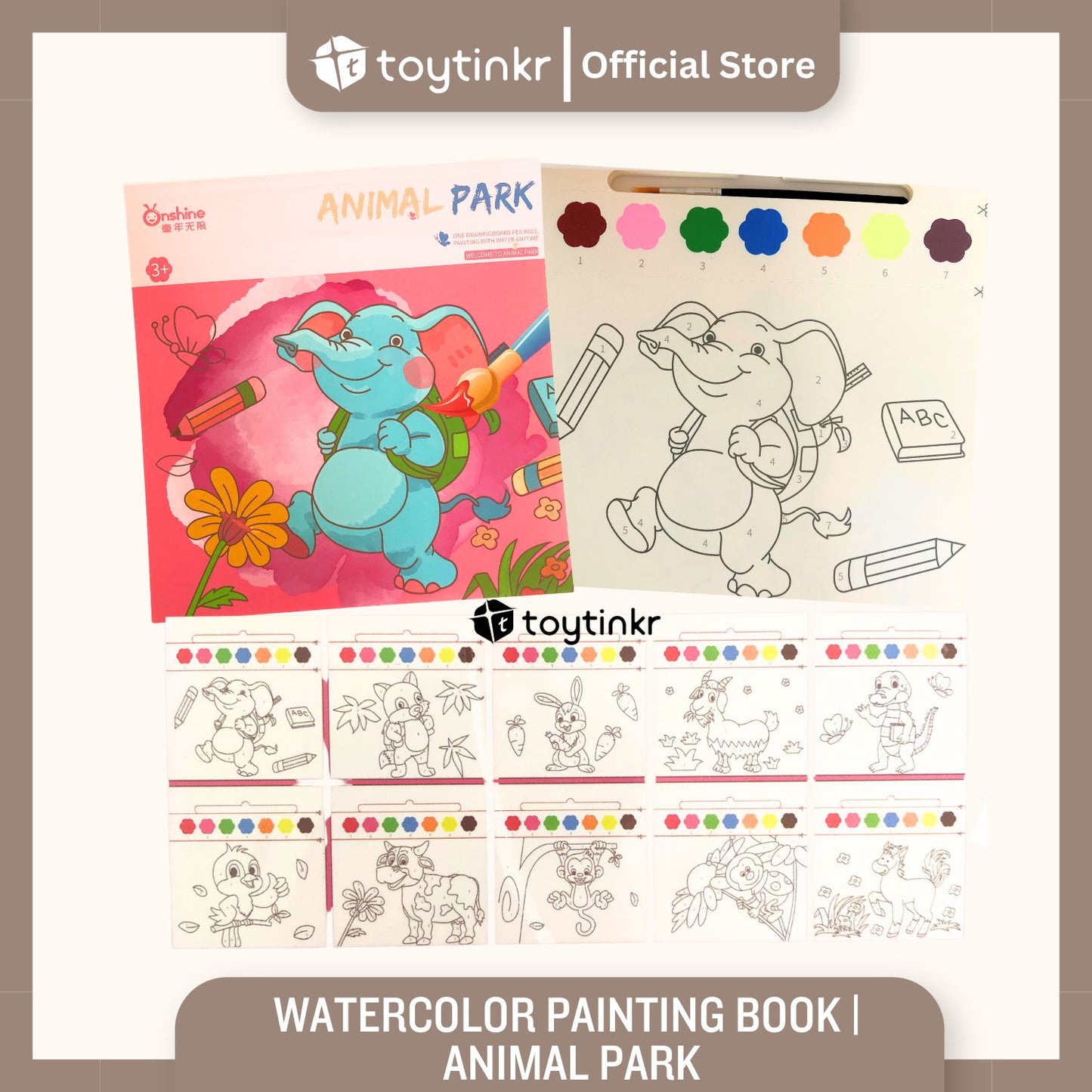 Watercolor Painting Book by Toytinkr