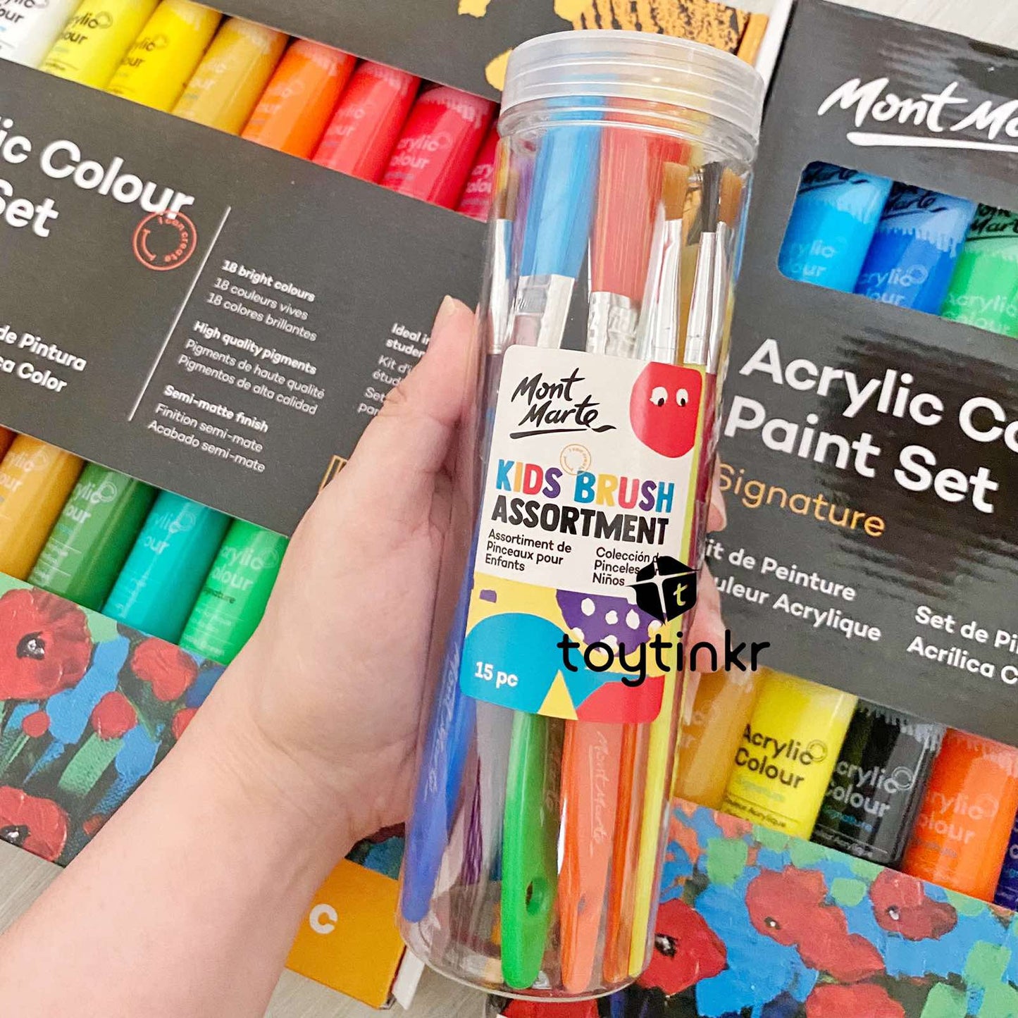 Mont Marte Cylinder Brush Set by Toytinkr