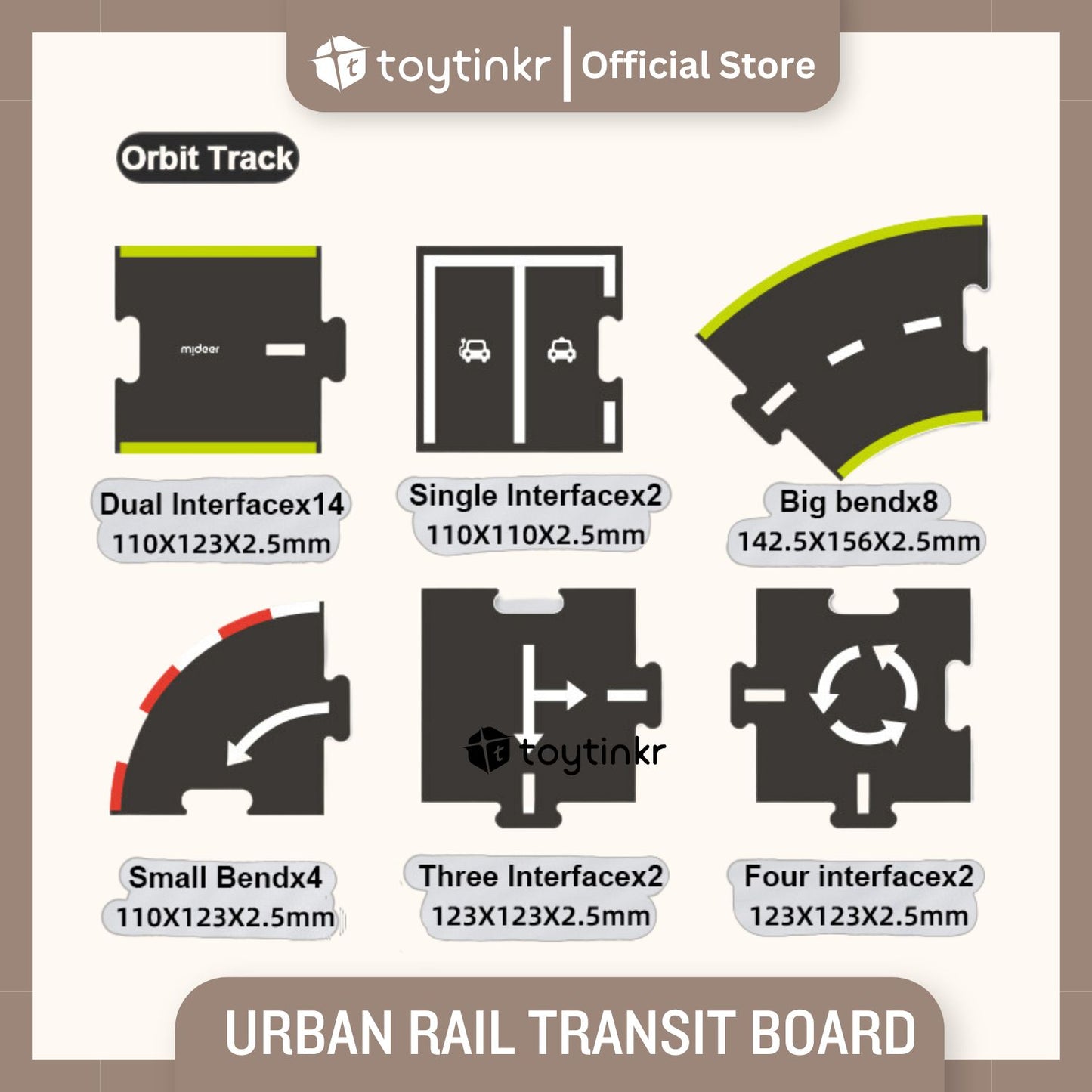 Mideer Urban Rail Transit Board by Toytinkr