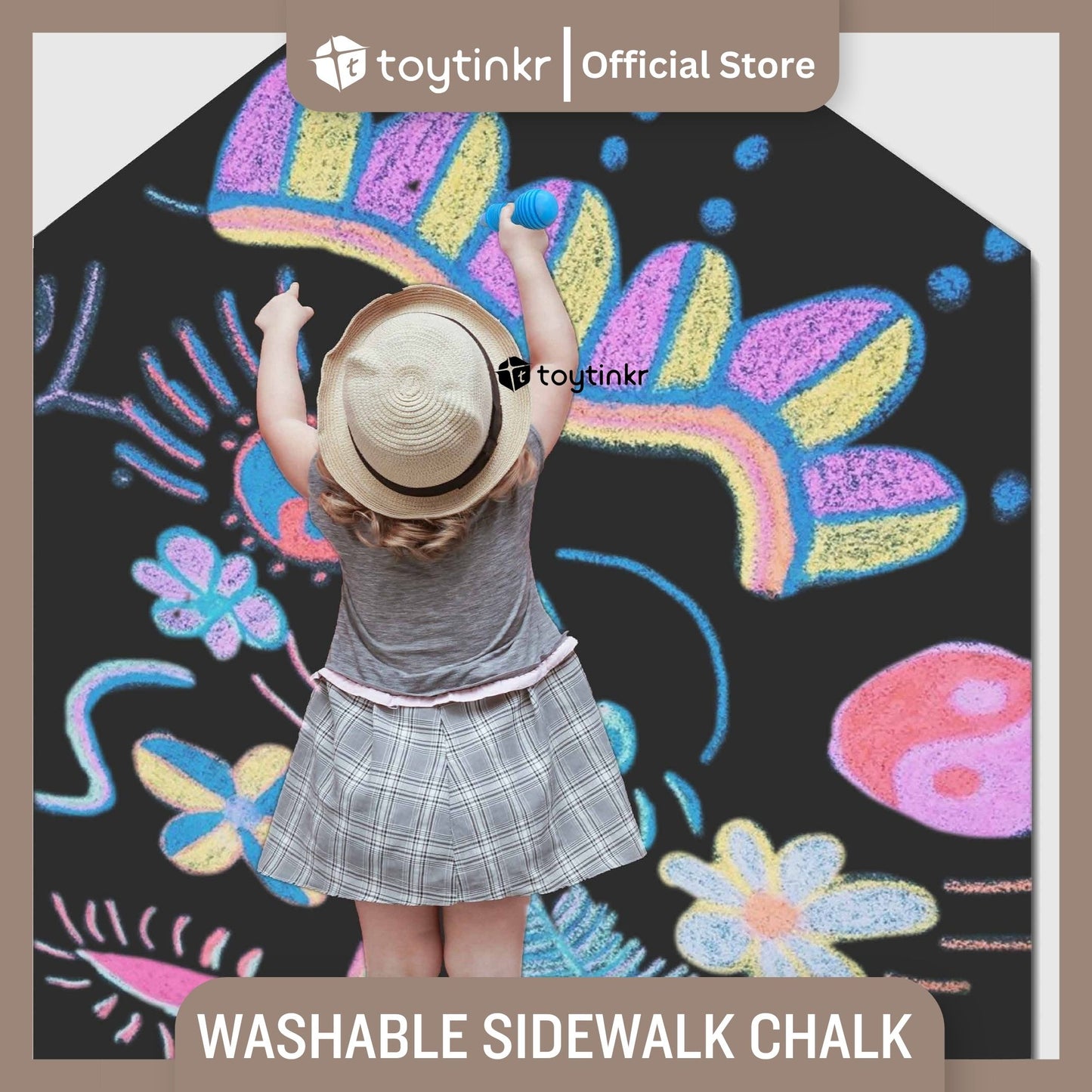 Jar Melo Washable Sidewalk Chalk by Toytinkr