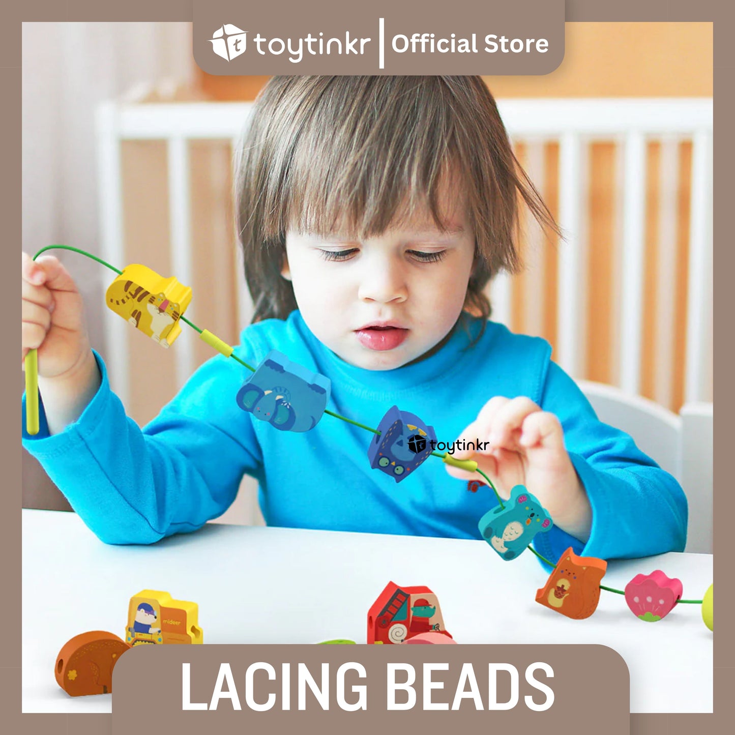 Mideer Lacing Beads by Toytinkr