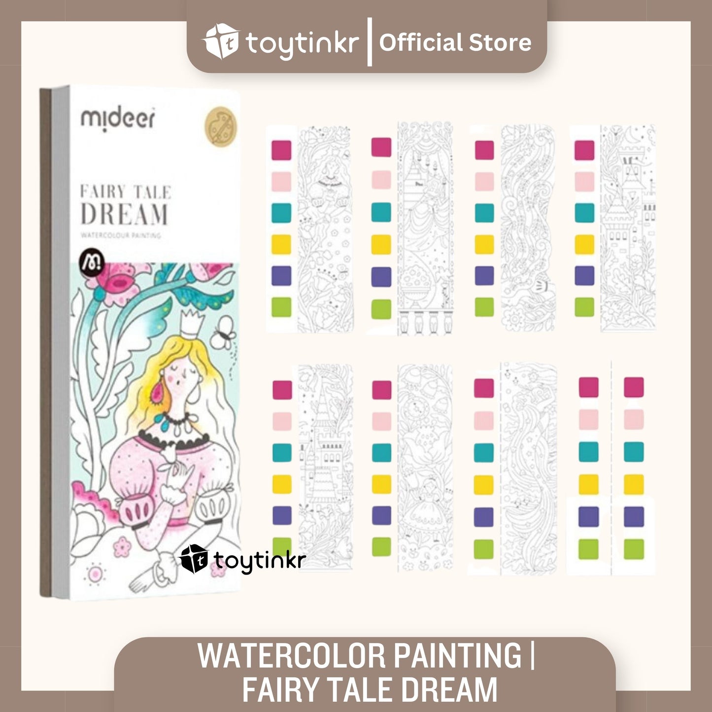Mideer Watercolor Painting by Toytinkr