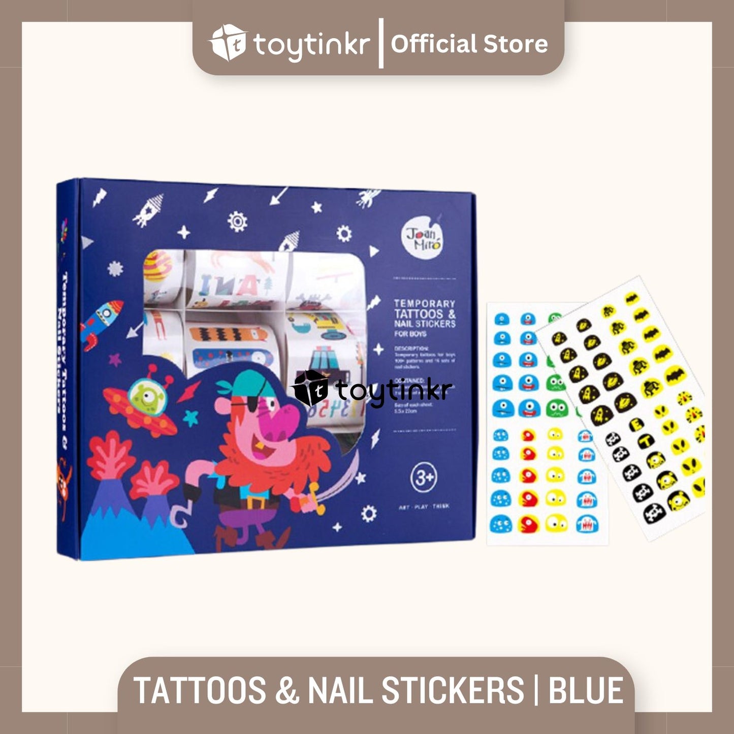Jar Melo Tattoos & Nail Stickers by Toytinkr
