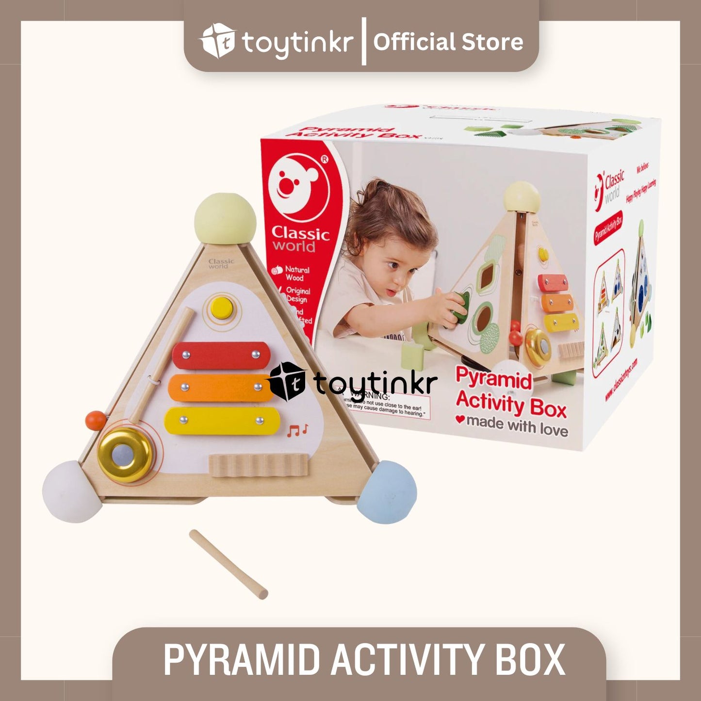 CW Pyramid Activity Box by Toytinkr