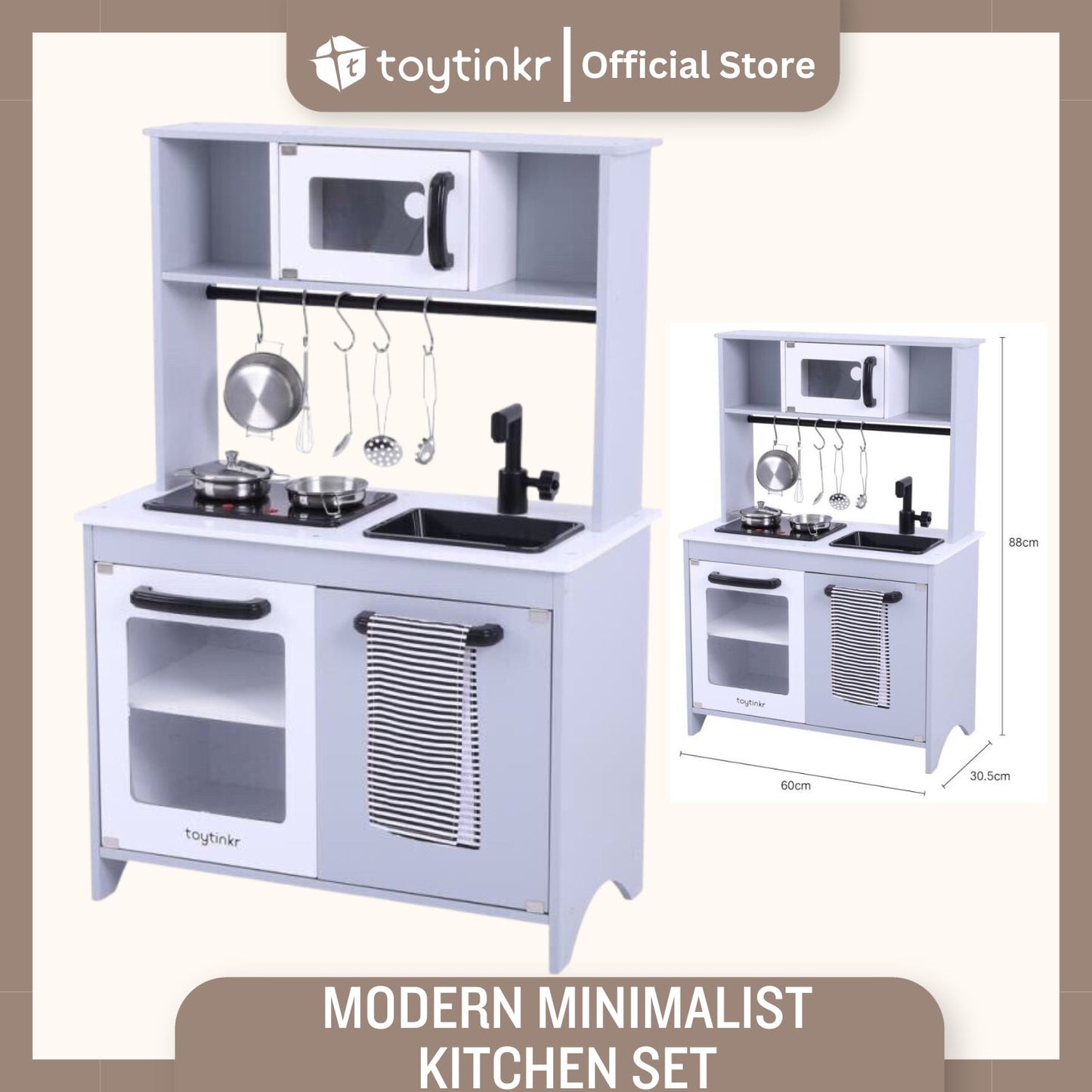 Toytinkr Modern Minimalist Kitchen Set