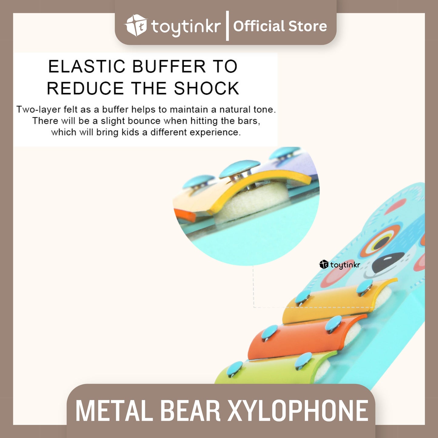 Mideer Metal Bear Xylophone by Toytinkr