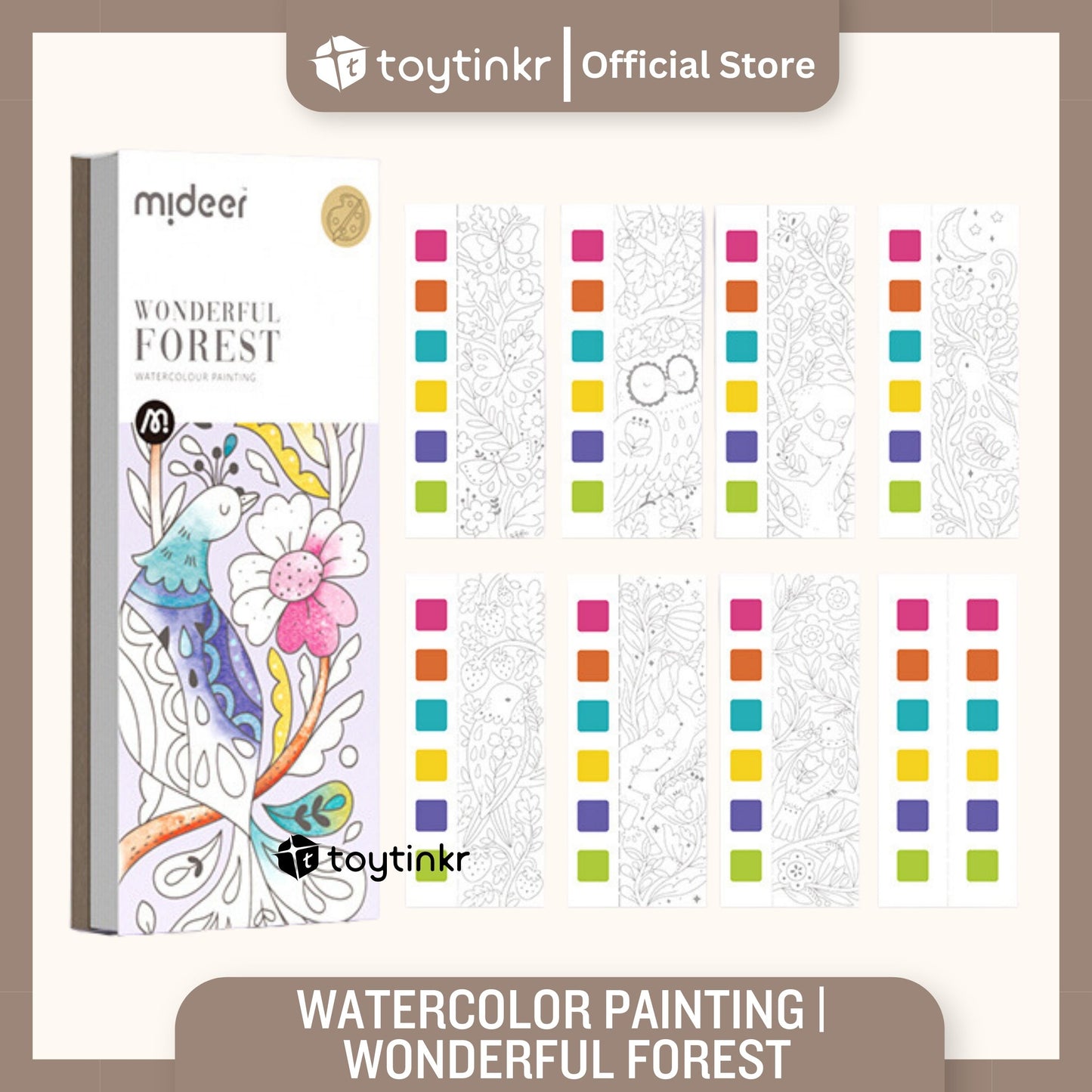 Mideer Watercolor Painting by Toytinkr